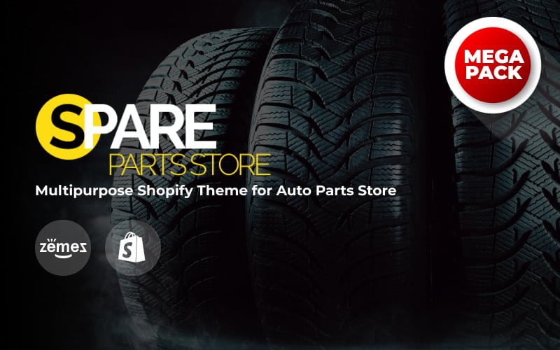 Tyre Master - Tema Shopify per pulizia multipagina di ruote e pneumatici