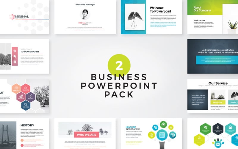 Multipro – Business PowerPoint sablon