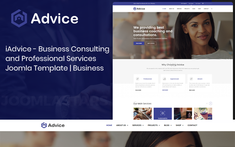 iAdvice -商业咨询模板