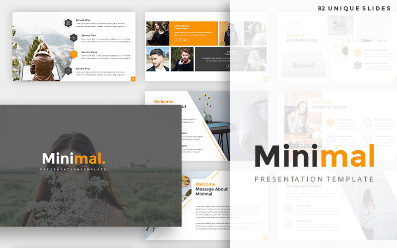 Minimal PowerPoint template