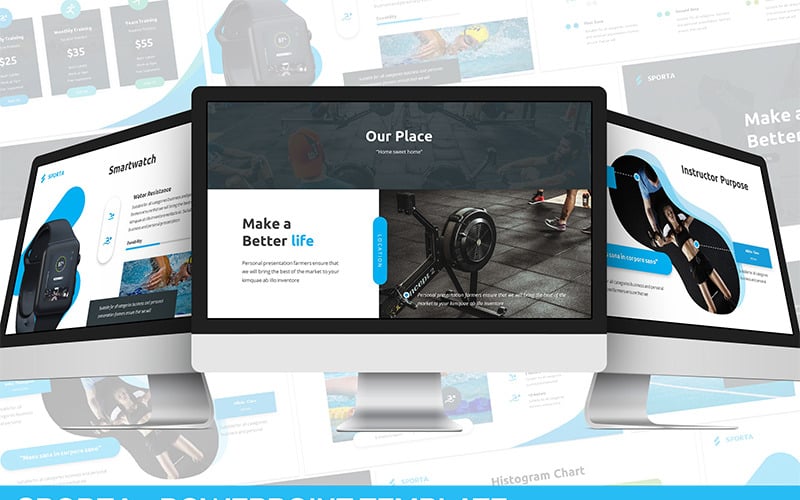 Sporta PowerPoint template