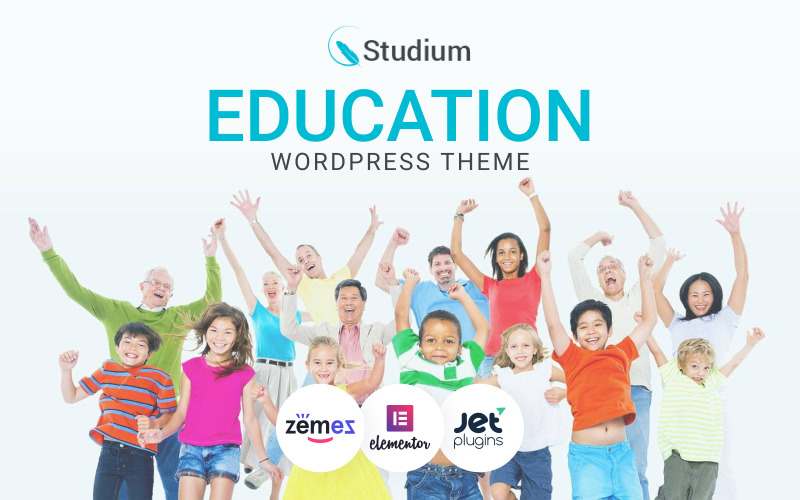 Studium - Tema Elementor WordPress moderno multiuso per l'istruzione