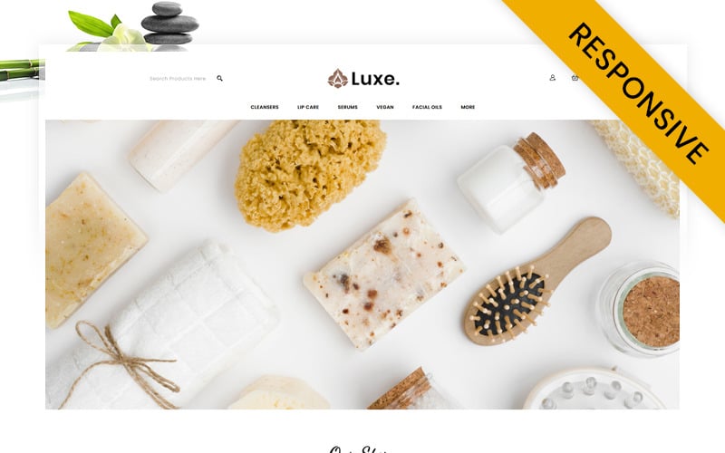 Luxe Spa Store OpenCart responsiv mall