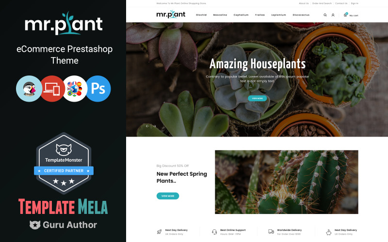 MrPlant - PrestaShop-Thema für Mehrzweckgeschäfte