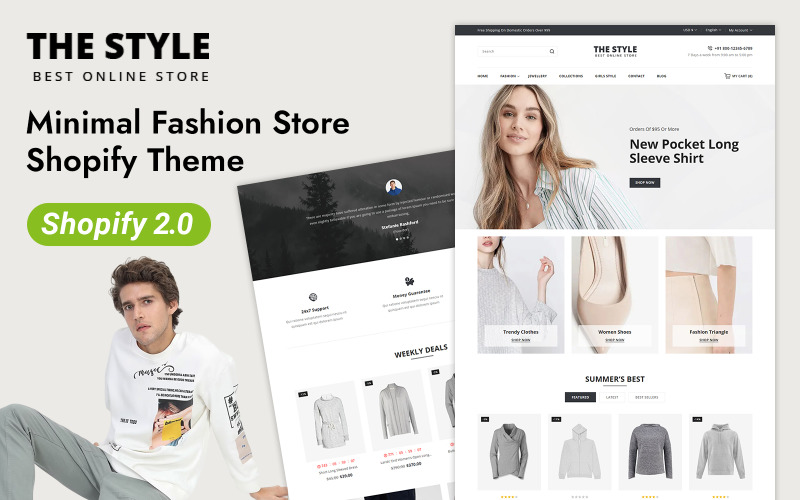 TheStyle – Minimalistisches Modegeschäft Shopify 2.0 Responsive Theme