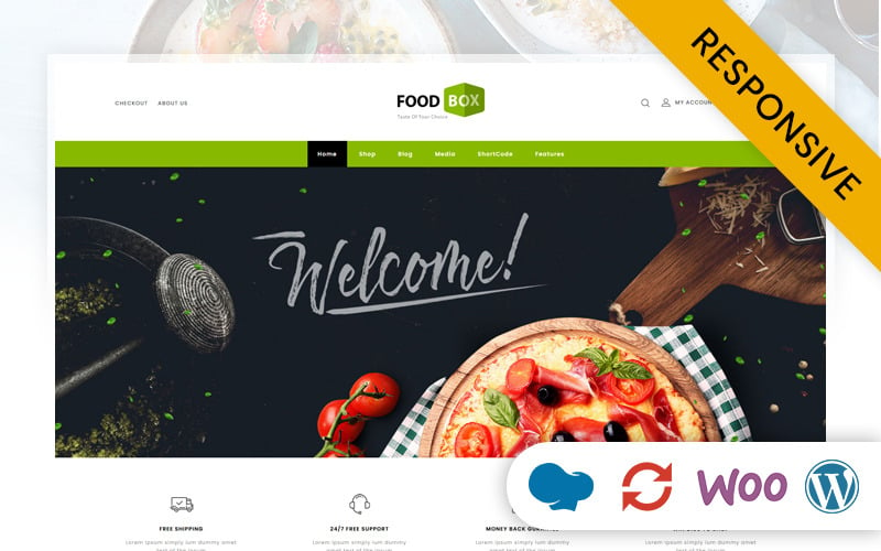 Food Box - Restaurant Store WooCommerce Responsive Theme