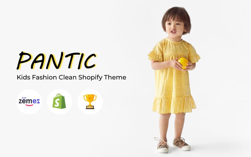 Pantic -干净的儿童时尚Shopify主题