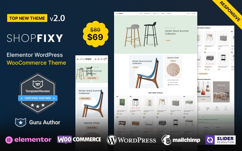 ShopFixy - Mobilya Mağazası WooCommerce Teması