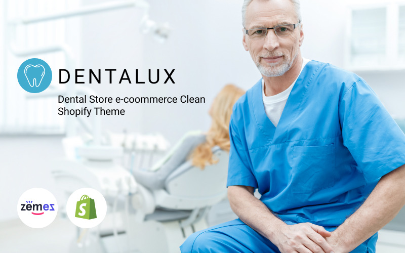 Dentalus - Стоматологічний магазин eCommerce Clean Shopify Theme