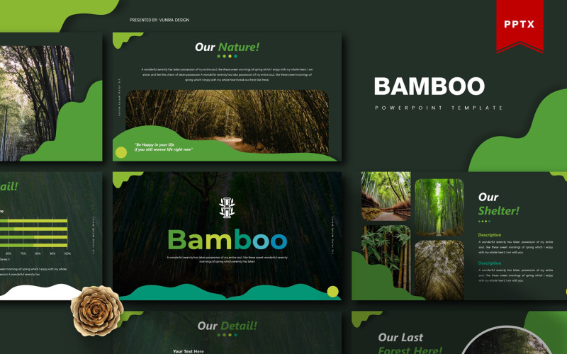 Bamboe | PowerPoint-sjabloon