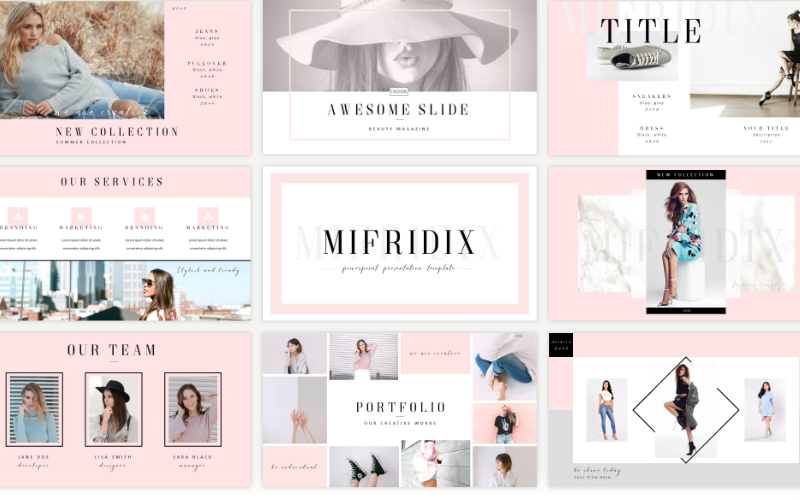 Mifridix - PowerPoint template