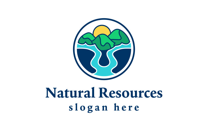 设计 de logotipo do Parque de Recursos Naturais