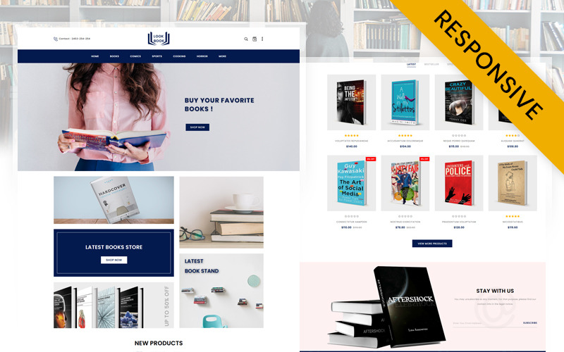 Look Book Store OpenCart responsiv mall