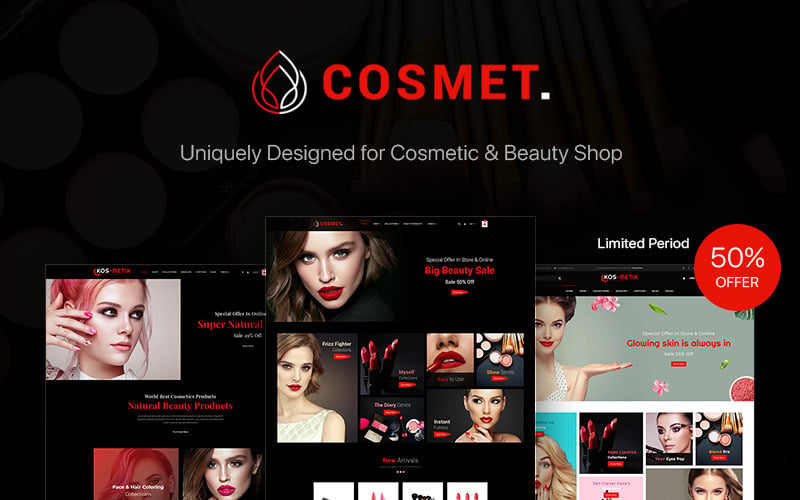 Cosmet | Cosmetic & Beauty Shopify Theme