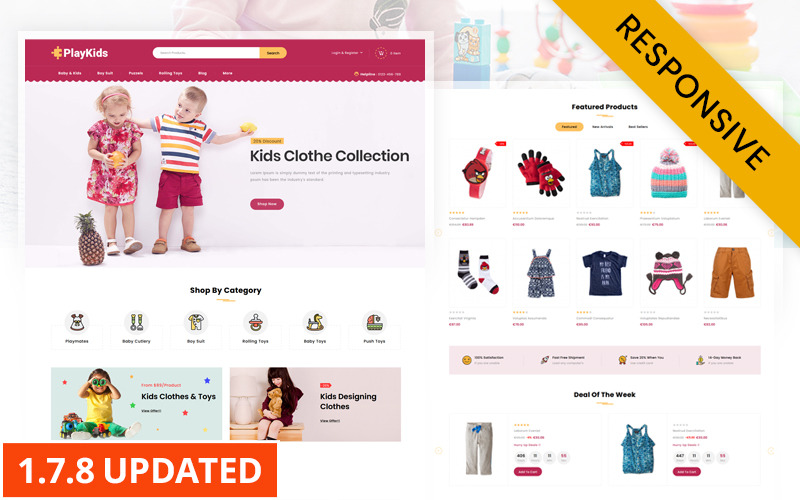PlayKids - Kids Store PrestaShop Responsive Theme