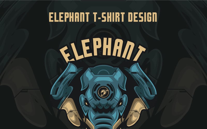 Elephant Design - T-shirt Design