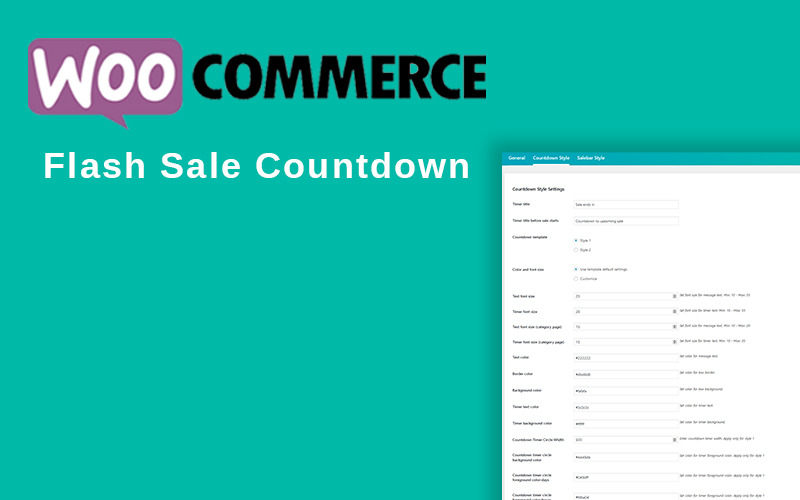 Плагин WooCommerce Flash Sale Countdown для WordPress