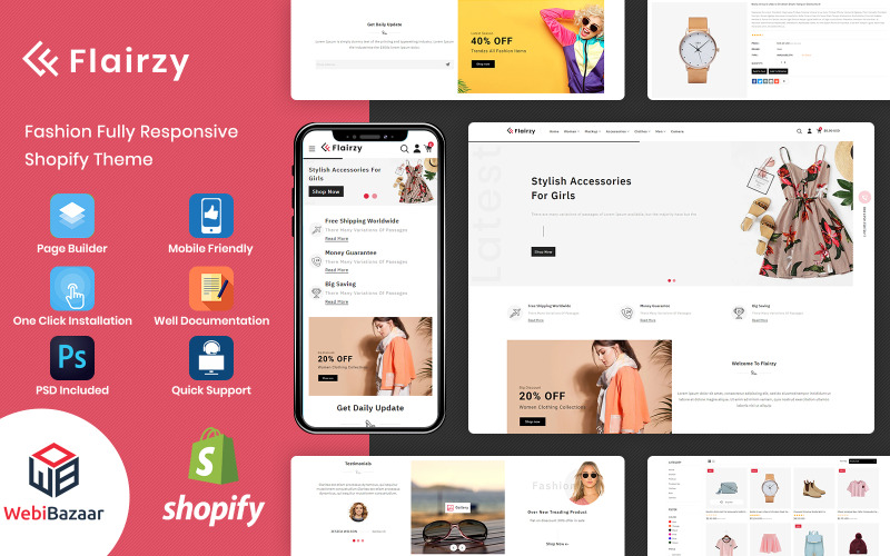 Flairzy - Mode Shopify-tema