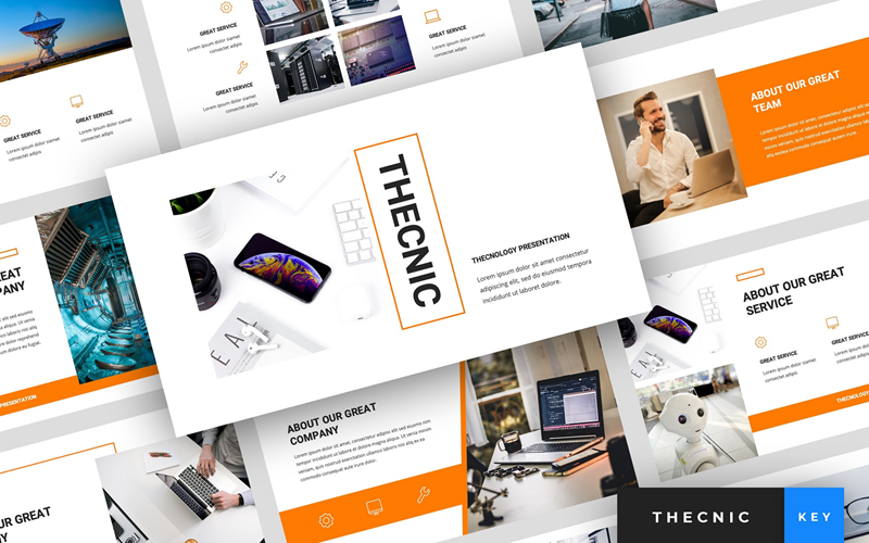 Thecnic - Technology Presentation - Keynote template