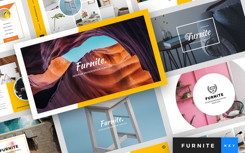 Furnite - Interior Design Presentation - Keynote template