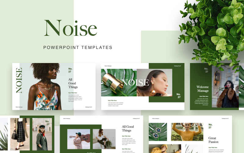 NOISE PowerPoint-Vorlage