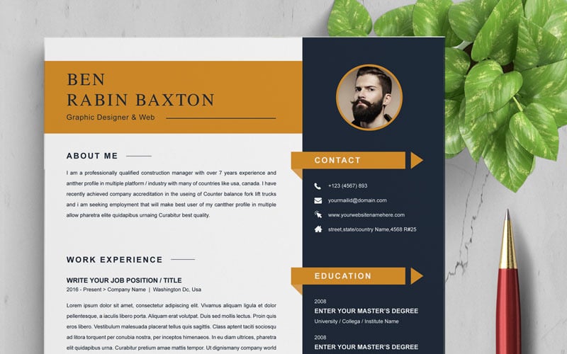 Baxton Resume Template