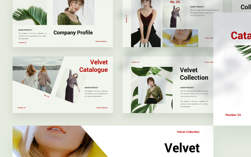 VELVET PowerPoint template