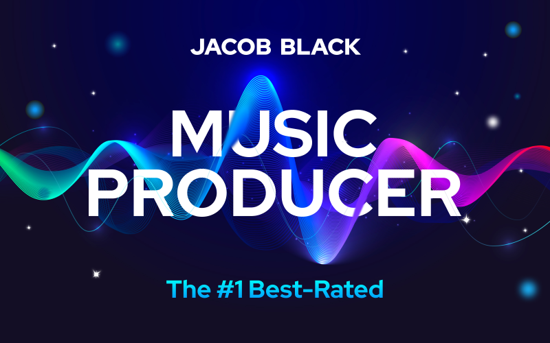 雅各布·布莱克(Jacob Black)为一位才华横溢的音乐制作人设计网站