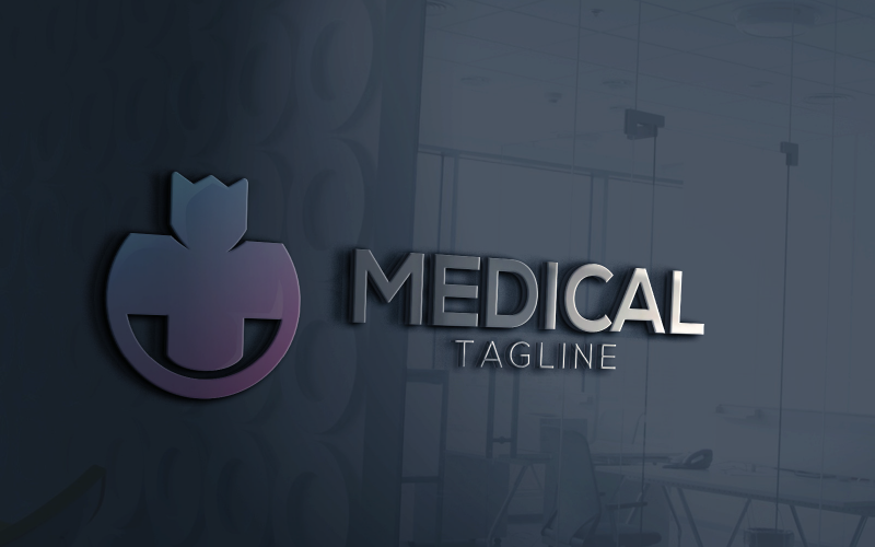 Crown - Modelo de logotipo médico