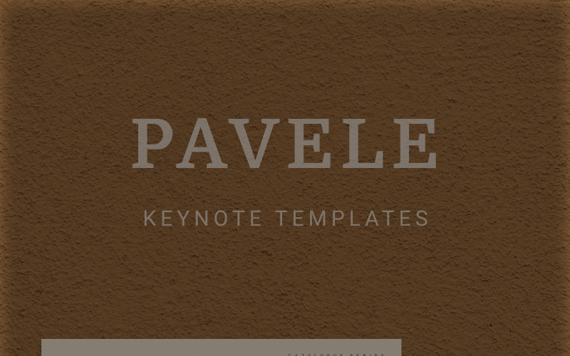 PAVELE - шаблон Keynote