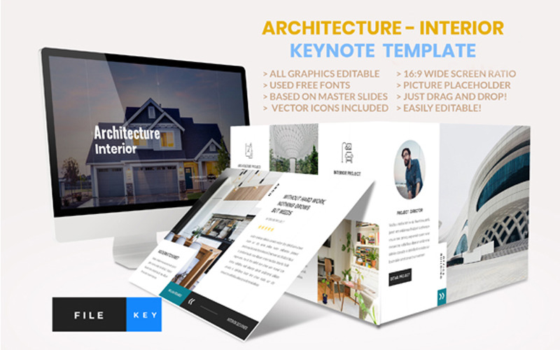 Architectuur - Interieur - Keynote-sjabloon