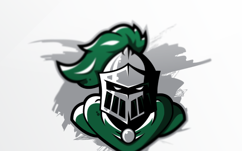 Modelo de logotipo da Knights Sports