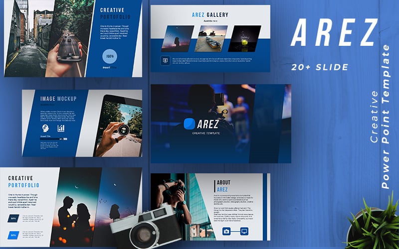 Arez - Plantilla de PowerPoint creativa