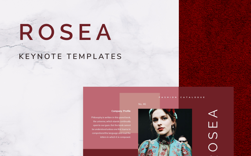 ROSEA - Keynote sablon