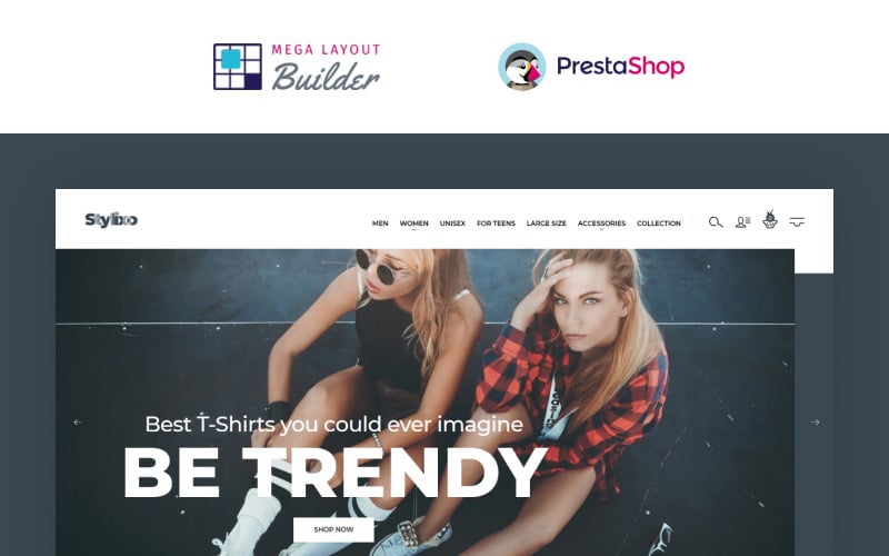 Stylixo - T-Shirt eCommerce Design Theme PrestaShop Theme