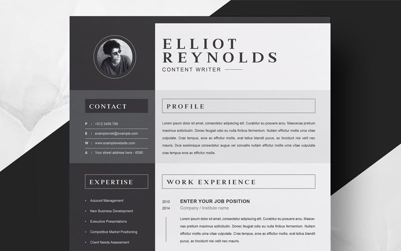 Elliot Resume Template