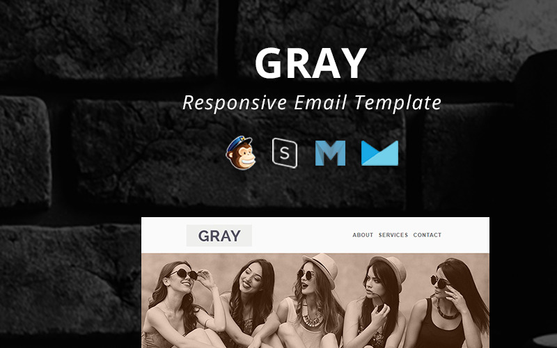 GREY - Modèle de newsletter par e-mail réactif