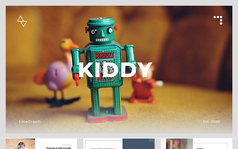 Kiddy -一个商业服务演示文稿模板