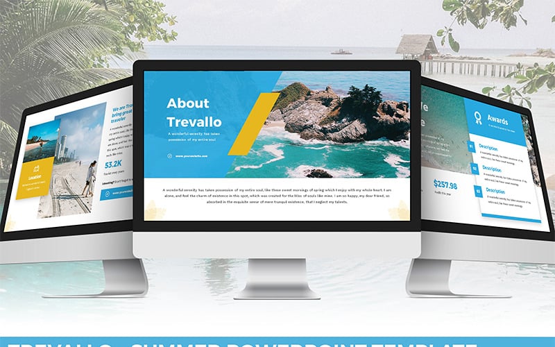 Trevallo -夏季PowerPoint模板