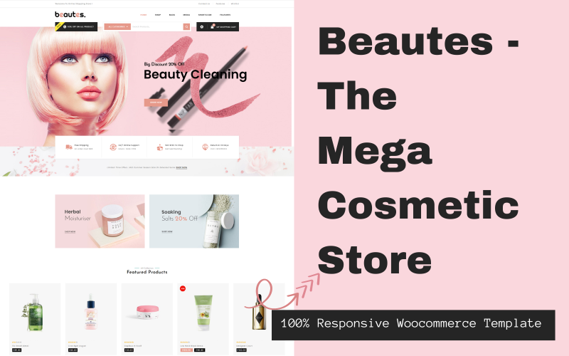 Beautes - WooCommerce主题化妆品大卖场