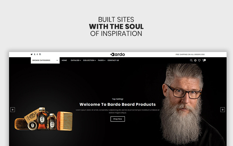 Bardo - Beardo & Fashion Premium Shopify-tema