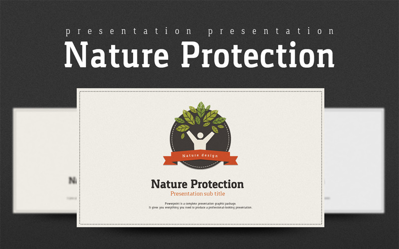 保护自然PowerPoint模板