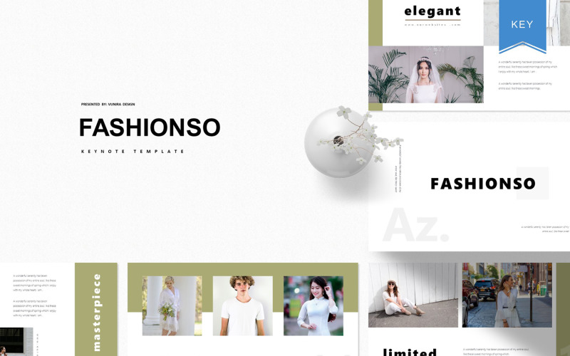 Fashionso - Keynote template