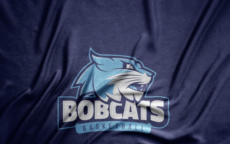 Šablona loga Bobcats Sports