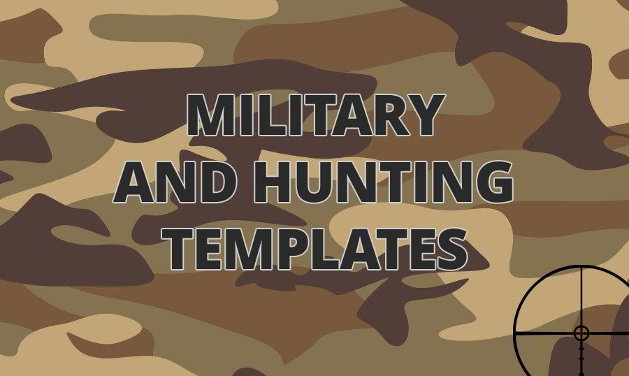 Have Fun with Guns: 15 Military and Hunting Templates for Business Websites
