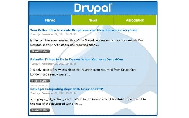 drupal feeds