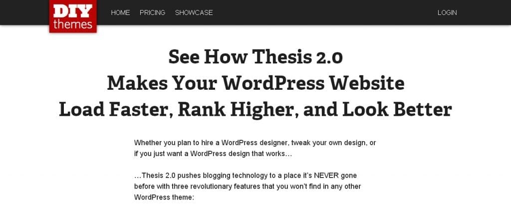 Wordpress blog thesis theme