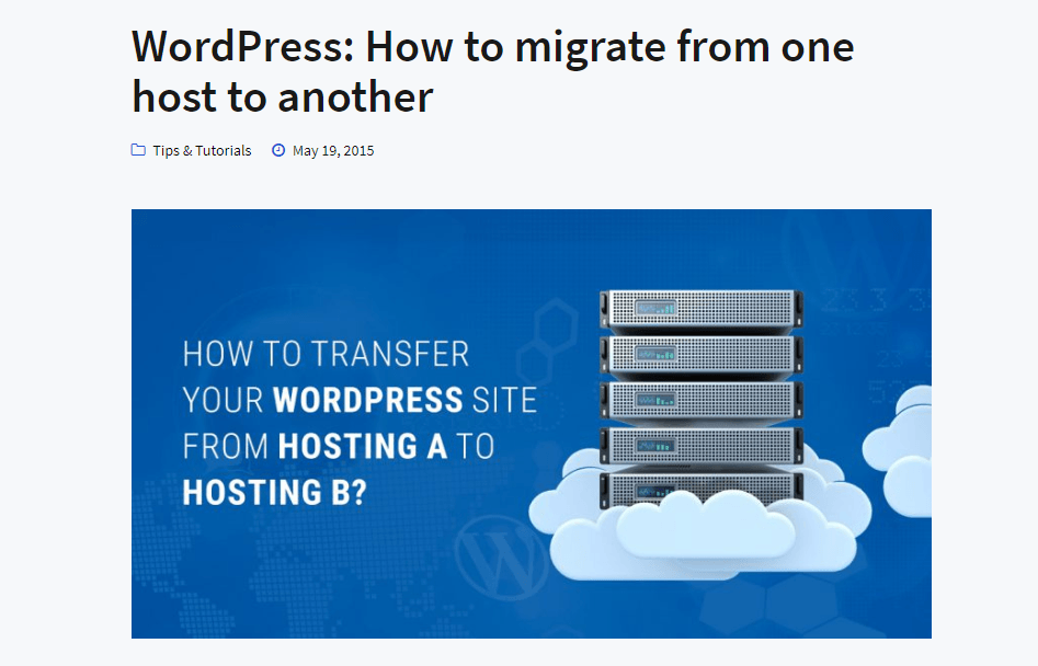 18 Best WordPress Migration Tutorials - MonsterPost