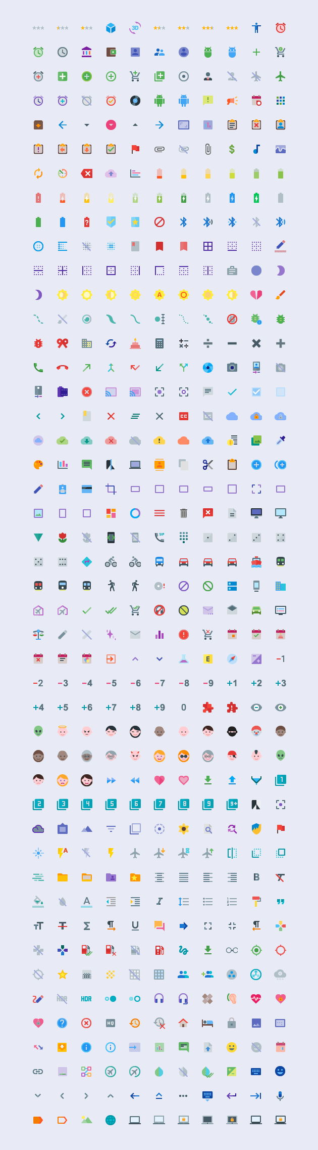 Material Design Free Icons. New Forms of Visual Expression