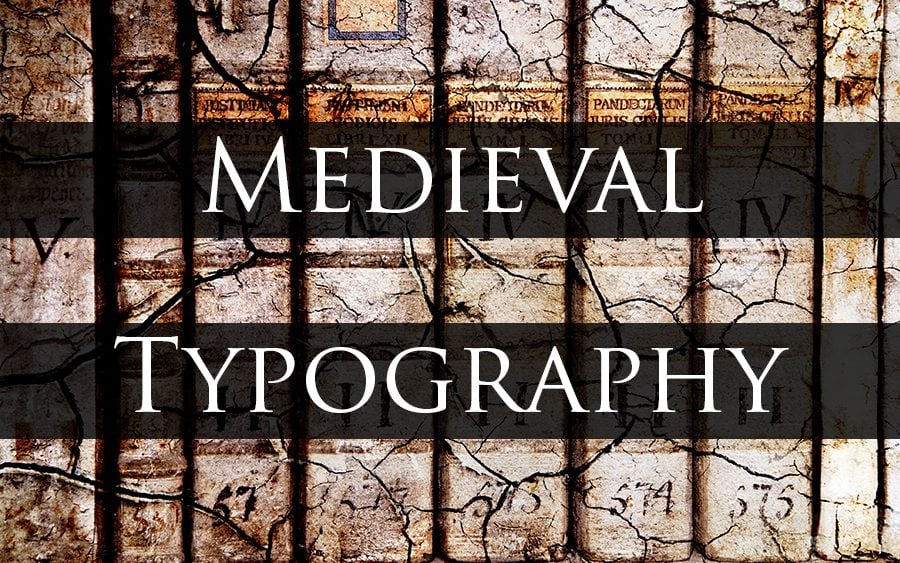medieval script font